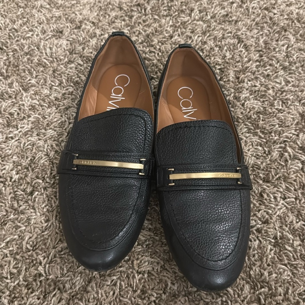 Women’s Calvin Klein leather loafers